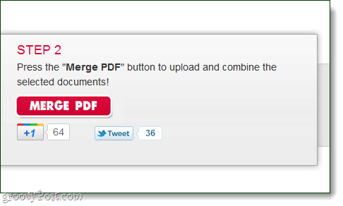 Combina più PDF in uno usando MergePDF