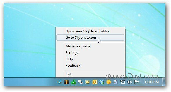 Vai a SkyDrive