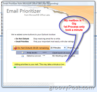 Come organizzare la posta in arrivo con il nuovo componente aggiuntivo Email Prioritizer per Microsoft Outlook:: groovyPost.com