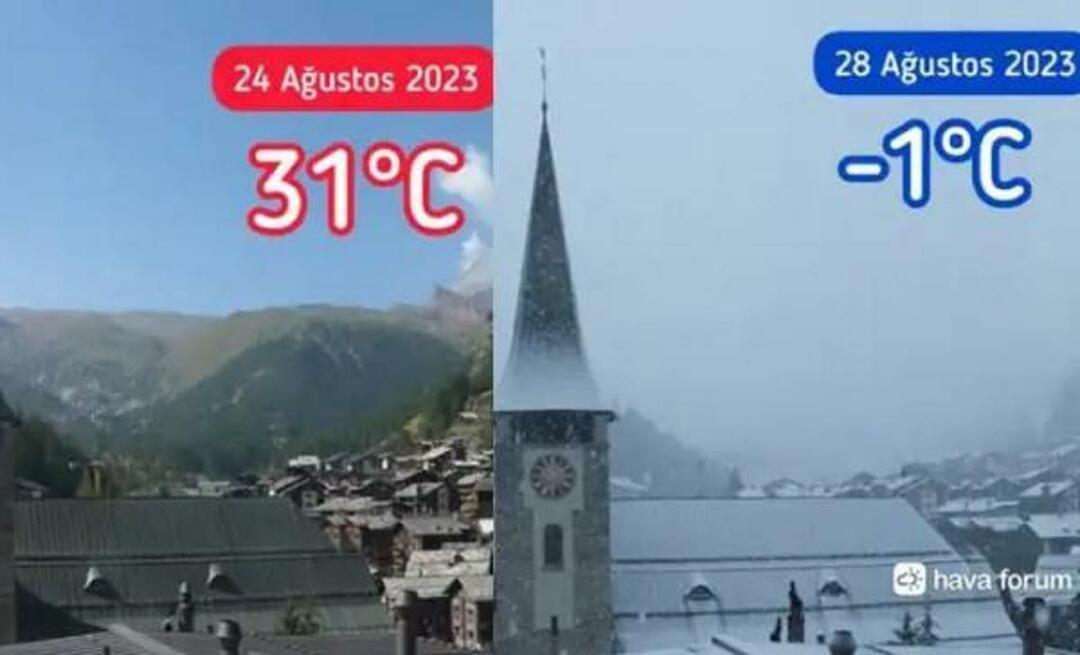 Evento incredibile in Svizzera! L’inverno passò prima che finisse l’estate