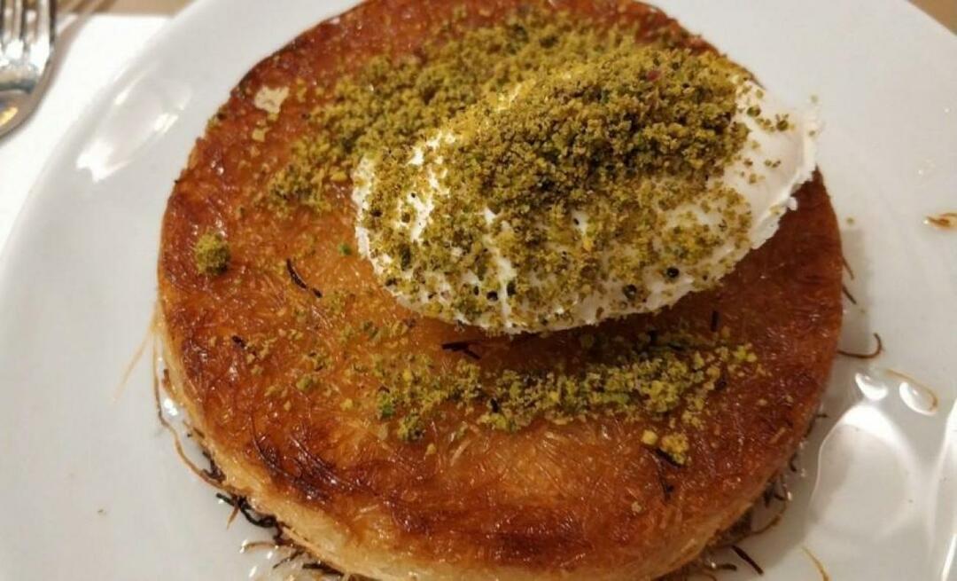 Come fare il künefe libanese? Diverso stile di künefe Trucchi künefe libanesi