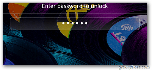 Password schermo Kindle Fire Lock