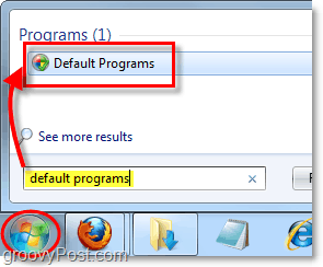 modificare i programmi predefiniti utilizzati in Windows 7