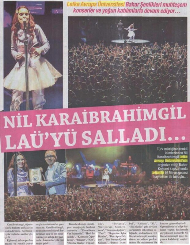 Nil Karaibrahimgil concerto della LAU