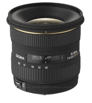 Schermata grandangolare Signa 10-20mm f4 - 5.6 EX DC HSM Lense