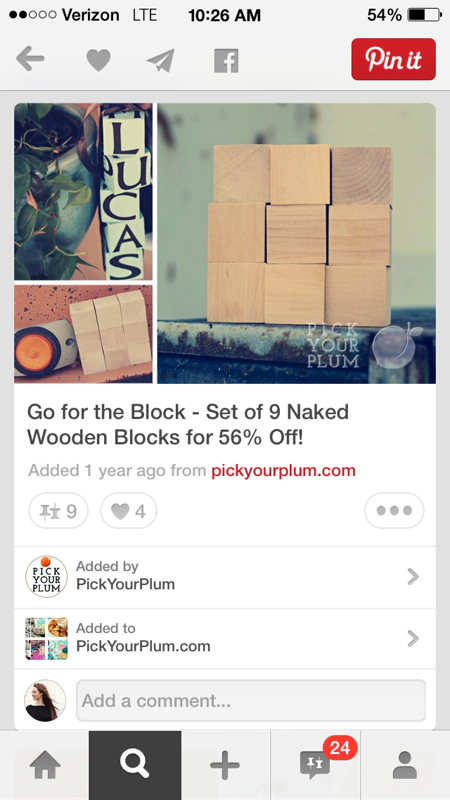 scegli la tua bacheca pinterest idee blocco legno prugna