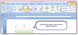 Scheda Formato di Microsoft Word 2007