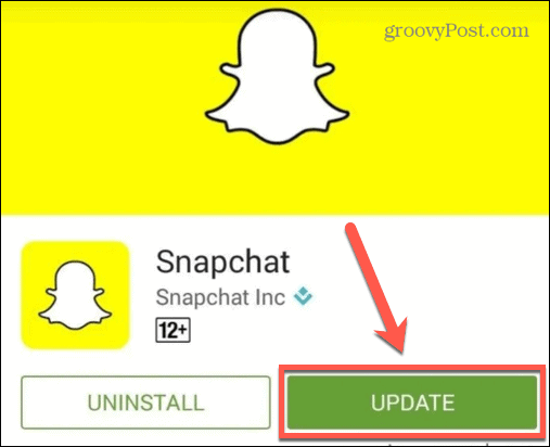 aggiornamento snapchat