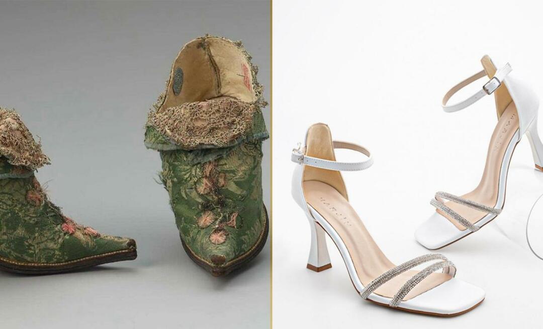 Modelli di scarpe dal passato al presente!