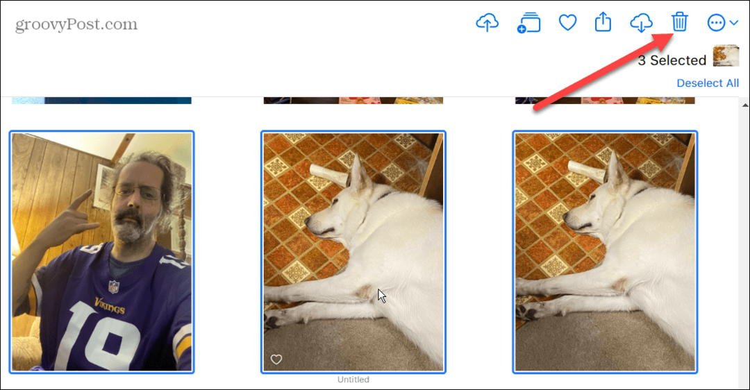 Come eliminare le foto da iCloud