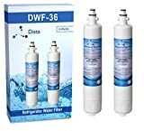 Dista - Cartuccia filtro acqua frigorifero compatibile con GE RPWF (non per RPWFE) (confezione da 2)