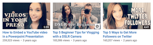 Crea contenuti di valore per i tuoi vlog e poi usali per mostrare la tua esperienza.