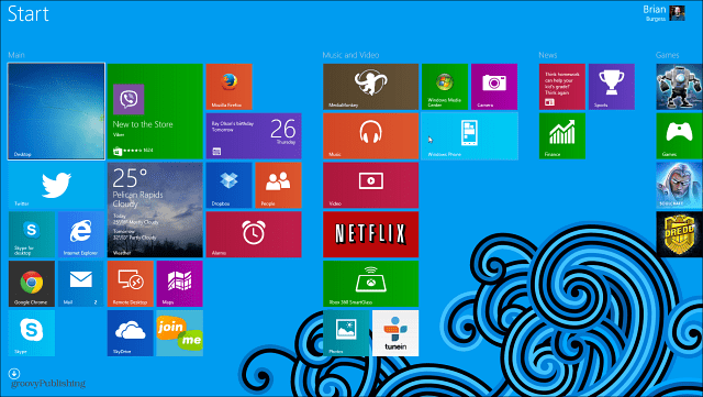 Suggerimento per Windows 8.1: rendere lo sfondo del desktop e dello schermo iniziale uguali