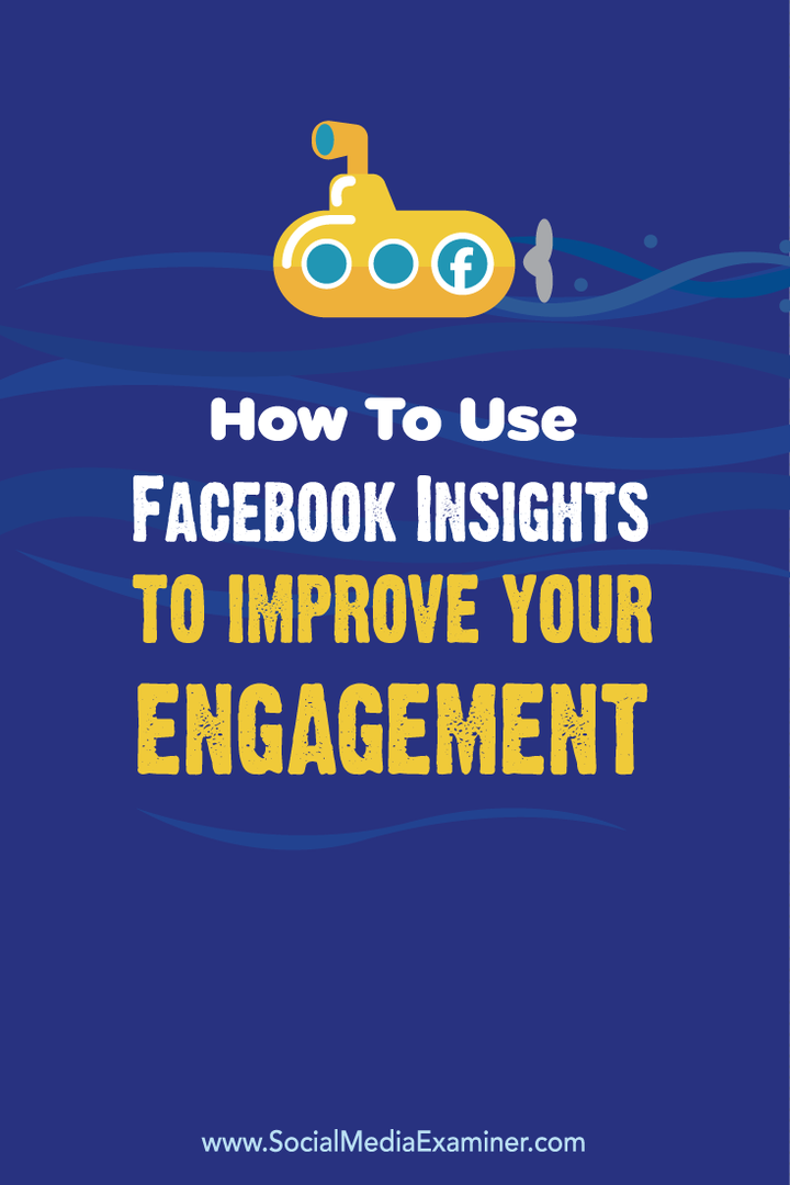 Come utilizzare Facebook Insights per migliorare il tuo coinvolgimento: Social Media Examiner