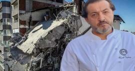 Mehmet Yalçınkaya stava cucinando per le vittime del terremoto! È salito sui cubi...