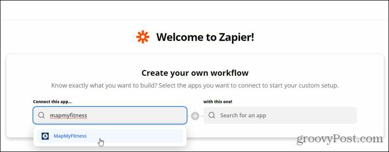 ricerca di app Zapier