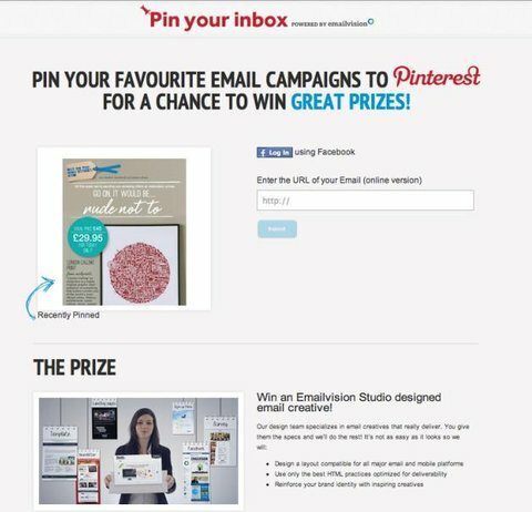 concorso pinterest emailvisions