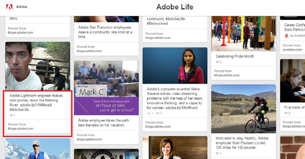 Adobe Employee Story su pinterest