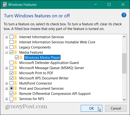 Riproduci un file VOB su Windows 10