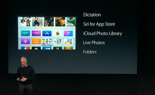 Tim Cook Nuove funzionalità di Apple TV
