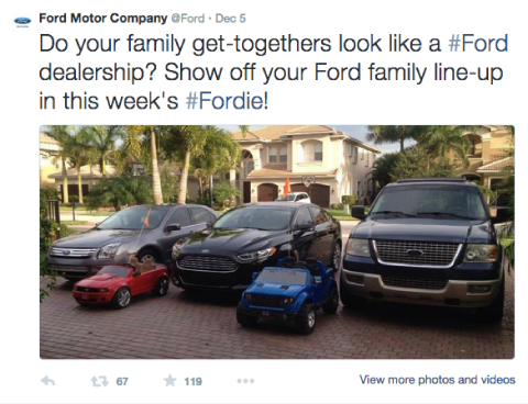 tweet di Ford
