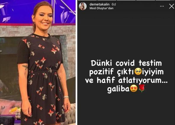 Dopo la sua ex moglie Okan Kurt, anche Demet Akalın ha contratto il coronavirus!