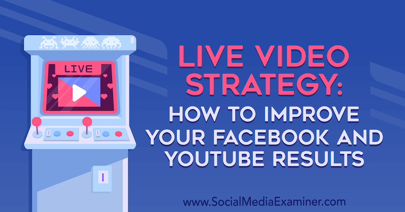 Strategia video in diretta: come migliorare i risultati di Facebook e YouTube di Luria Petruci su Social Media Examiner.