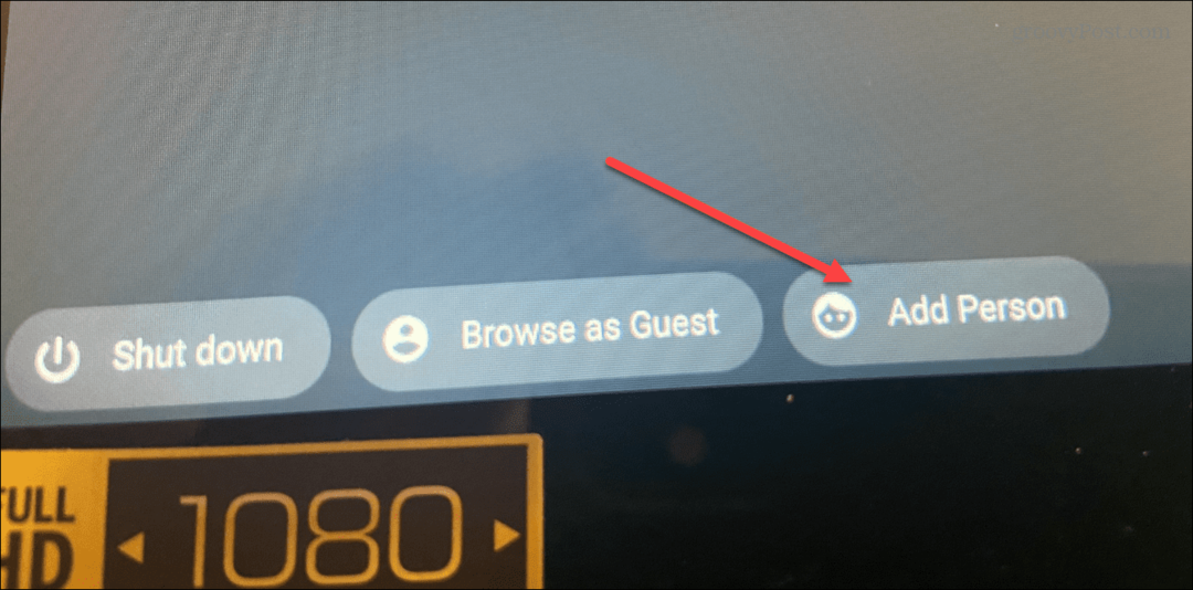 aggiungi un utente sul Chromebook