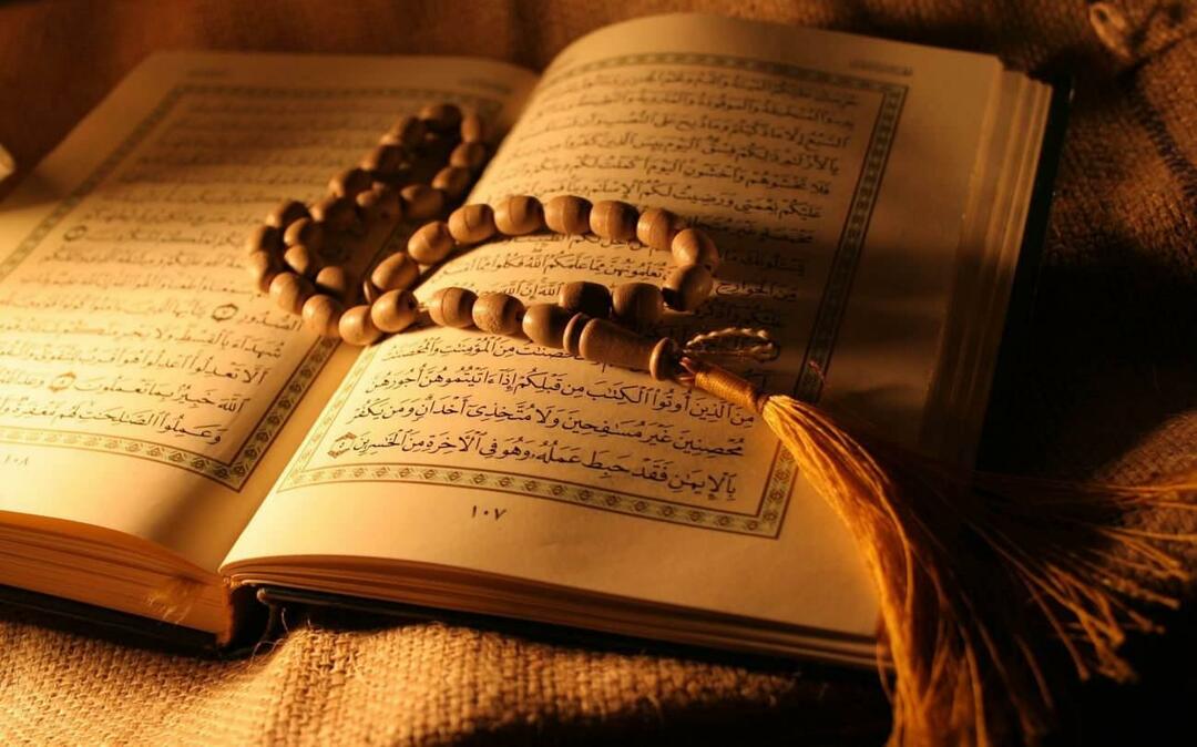 Corano e tasbih
