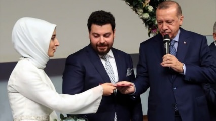 Il presidente Erdogan ha assistito alla figlia di Sefer Turan