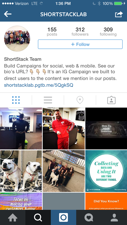 shortstach instagram contest link image