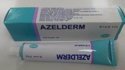 Cosa fa la crema Azelderm? Come usare la crema Alzerderm? Prezzo della crema Azelderm