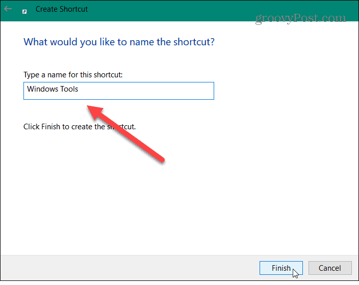 Nome scorciatoia per strumenti di Windows