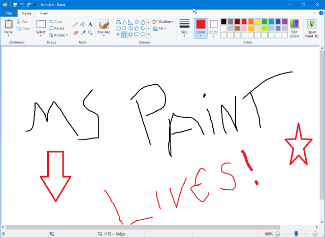 Microsoft Paint continuerà a vivere nel Windows Store