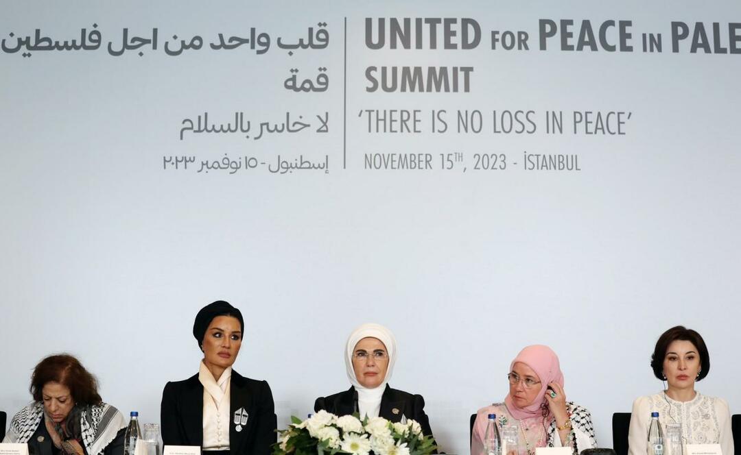  Movimento di iniziativa One Heart Summit for Palestine della First Lady Erdoğan