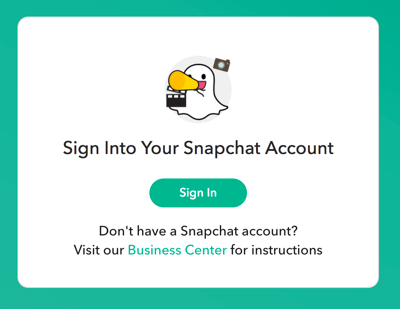 Accedi con le tue credenziali di accesso Snapchat.