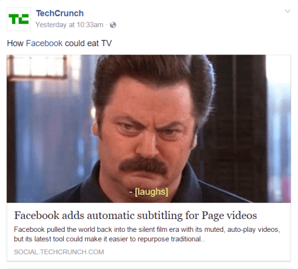 Facebook estende i sottotitoli video automatizzati alle pagine Facebook degli Stati Uniti in inglese.