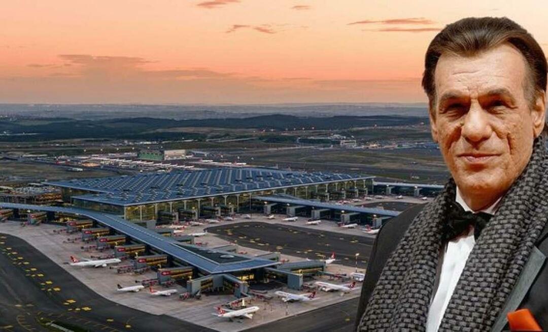 L'attore di fama mondiale Robert Davi ha ammirato l'aeroporto di Istanbul!
