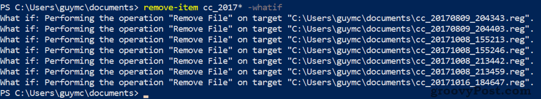 PowerShell -whatif Parameter in Action