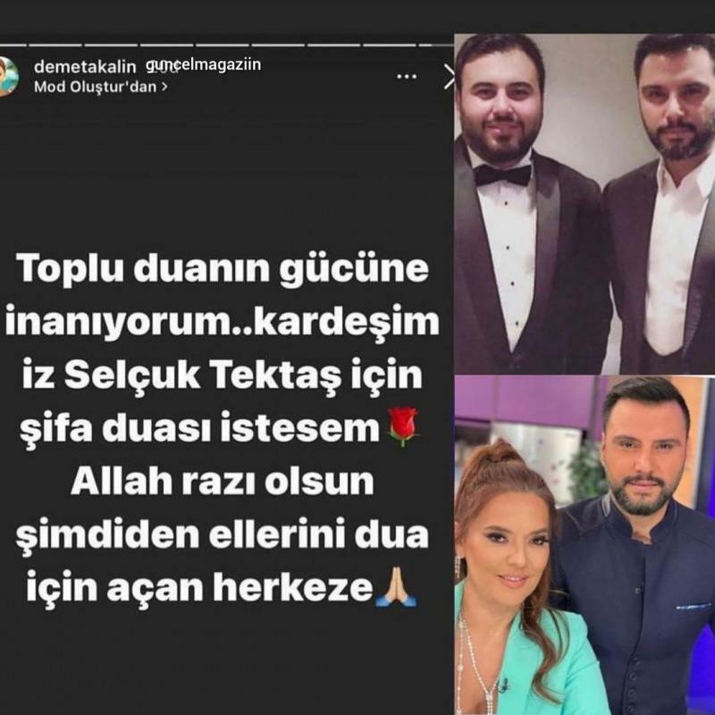 Alişan ha condiviso l'ultima situazione su suo fratello Selçuk Tektaş