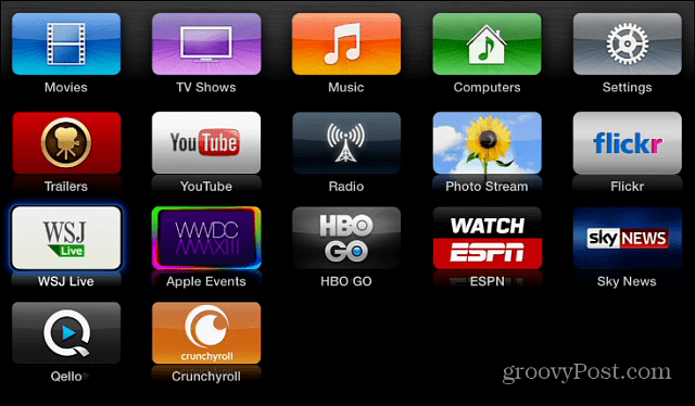 Nuove app di canale Apple TV