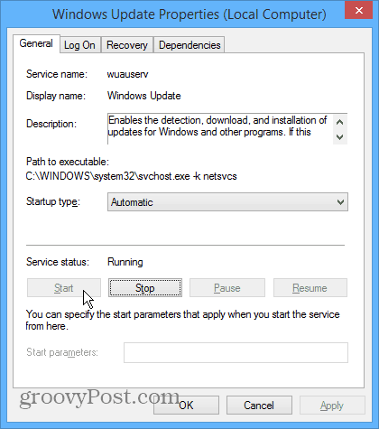 Servizio di Windows Update