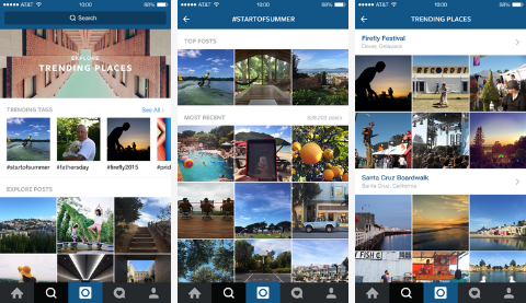 Instagram introduce una nuova funzionalità di ricerca ed esplorazione