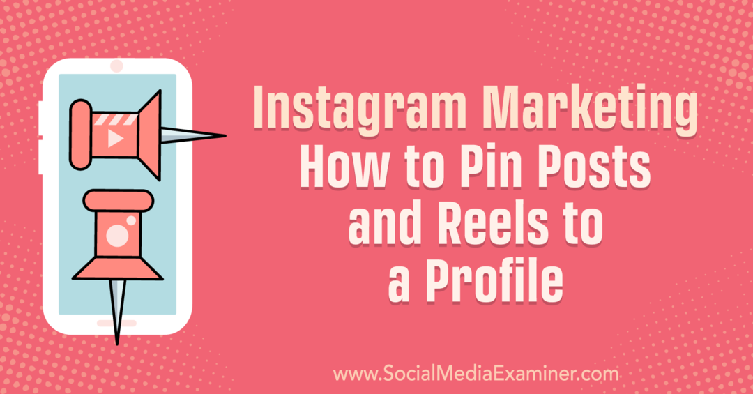 Marketing su Instagram: come appuntare post e bobine a un esaminatore di profili social
