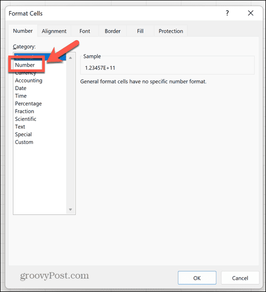 formato numerico excel