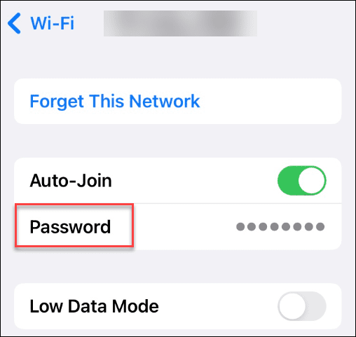 Visualizza le password di rete Wi-Fi salvate su iPhone