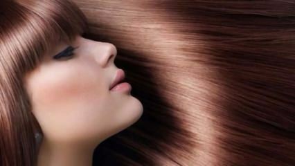 Maschera per la cura dei capelli domestica per capelli lucenti