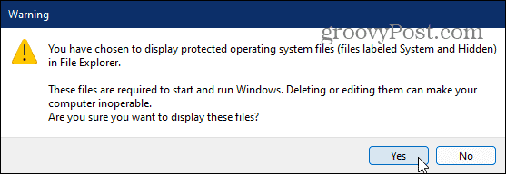 verificare i file del sistema operativo protetti dal display