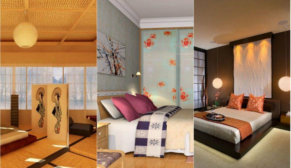 Decorazione camera da letto in stile giapponese 2018-2019