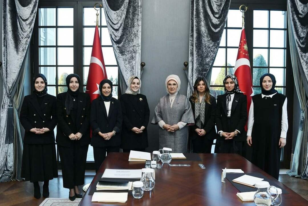 Emine Erdoğan ha incontrato il Comitato delle donne del MUSIAD